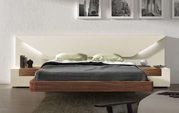 Полуторная кровать Elena с подсветкой (160x200) в Артеме - предосмотр 2