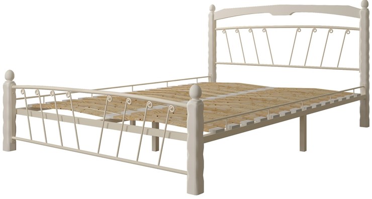 Полуторная кровать Муза 1, 1400, белый в Артеме - изображение 1