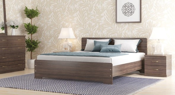 Кровать Золушка, 160х200 с основанием, венге в Артеме - изображение