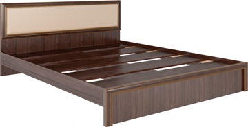Кровать Беатрис М09 с мягким изголовьем (Орех Гепланкт) в Уссурийске