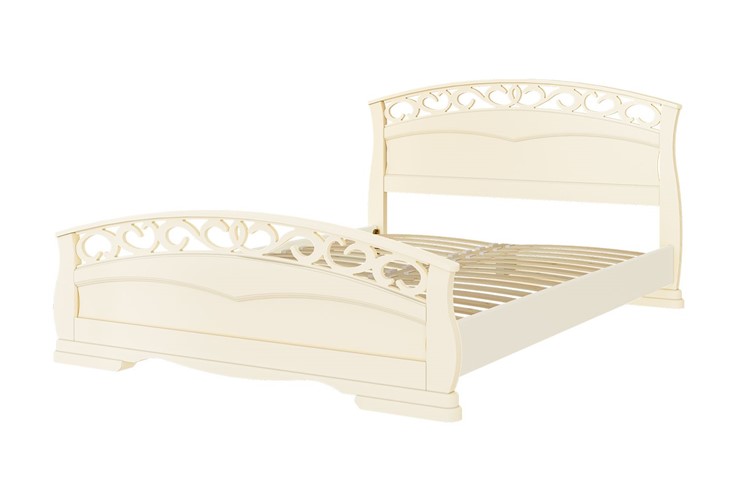Двуспальная кровать Грация-1 (слоновая кость) 160х200 во Владивостоке - изображение 1