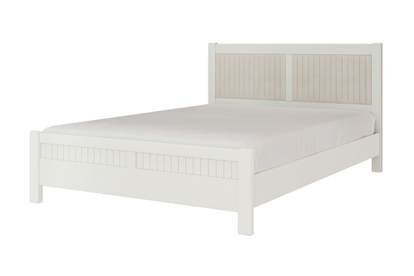 Кровать полутороспальная Фрида (белый античный) 140х200 в Уссурийске - изображение