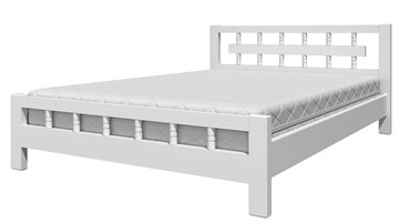 Кровать двуспальная Натали-5 (Белый Античный) 160х200 в Артеме