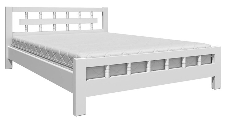 Кровать односпальная Натали-5 (Белый Античный) 90х200 в Артеме - изображение 1