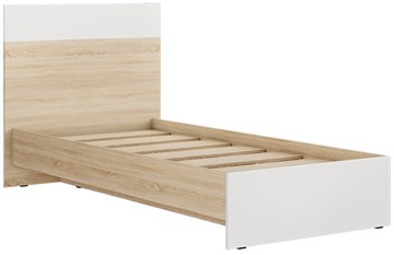 Кровать с основанием Кр-44 Лайт 90х200 Дуб Сонома/Белый в Уссурийске