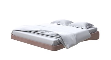 Парящая кровать 2-спальная 180х200, Велюр (Ultra Горячий шоколад) в Артеме