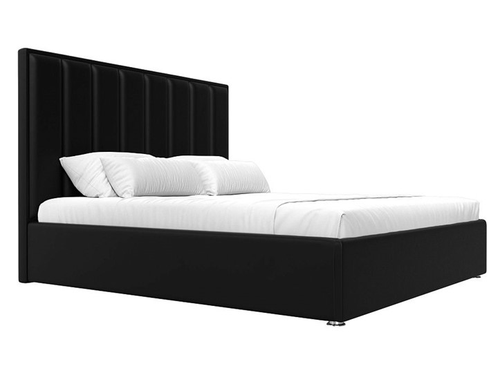 Кровать с подъемным механизмом Афродита 160, Черный (Экокожа) во Владивостоке - изображение 3