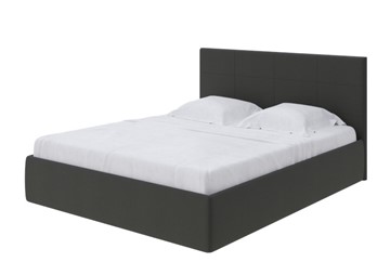 Двуспальная кровать с механизмом Alba 180х200, Велюр (Forest 520 Темно-серый) в Артеме