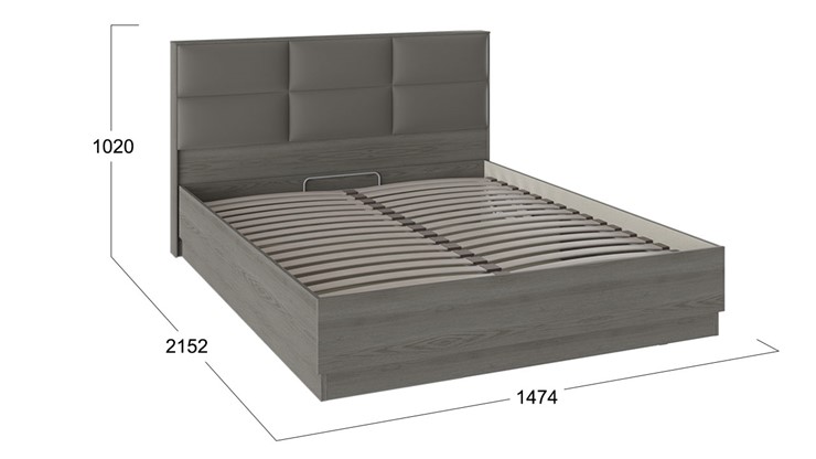 Кровать с механизмом 2-спальная Либерти, Хадсон/Ткань Грей СМ-297.01.004 во Владивостоке - изображение 2