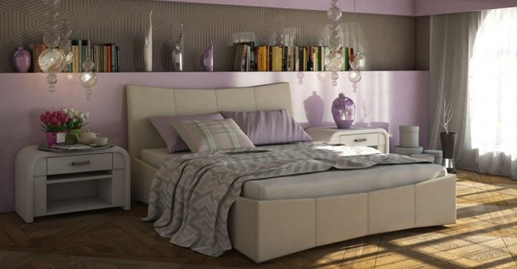 Кровать с механизмом 1.5-спальная Stella 140х190 во Владивостоке - изображение 1