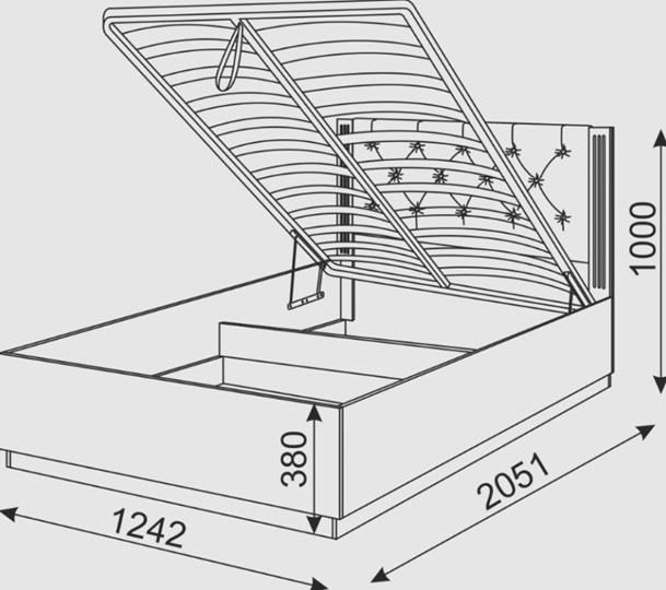 Кровать с механизмом Тиффани М27 в Находке - изображение 4