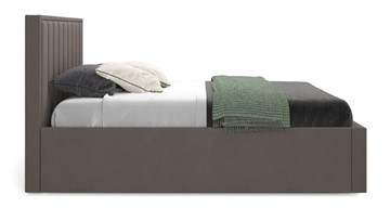 Кровать с подъемным механизмом Вена 1400 с ящиком, Велюр Мора коричневый во Владивостоке - предосмотр 2