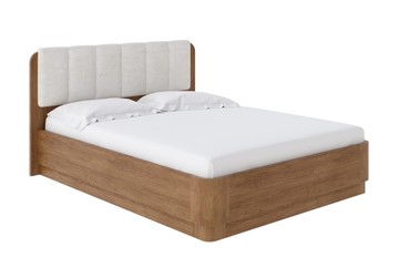 Кровать с механизмом 2-спальная Wood Home 2 160х200, Велюр (Антик (сосна) с брашированием/Лофти Лён) в Артеме