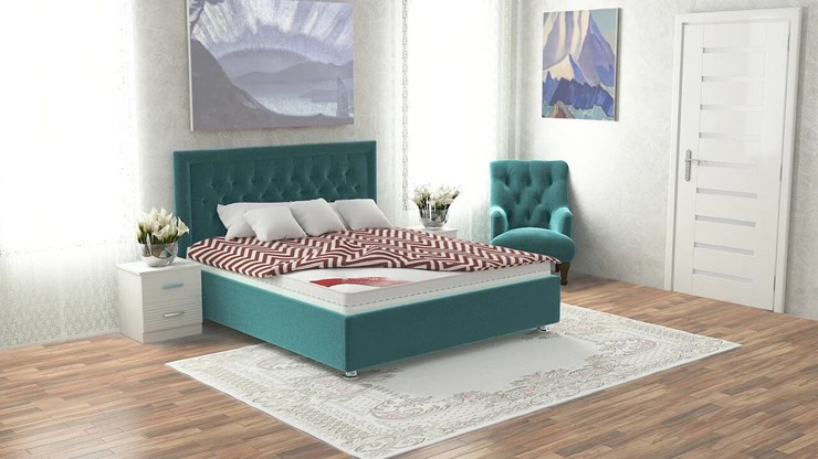 Кровать с подъемным механизмом Валенсия 160х200 (с коробом) в Артеме - изображение 6