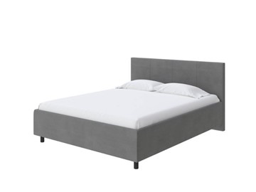 Двуспальная кровать Como (Veda) 3 140x200, Велюр (Forest 17 Серый) в Артеме