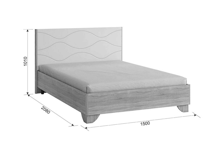 Кровать спальная Зара, 1.4 Комфорт в Артеме - изображение 3