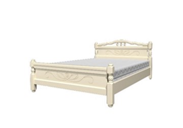 Спальная кровать Карина-5 (Слоновая кость) 90х200 в Артеме
