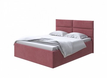 Двуспальная кровать Clever 160х190 без кроватного основания Велюр (Ultra Багряный) во Владивостоке