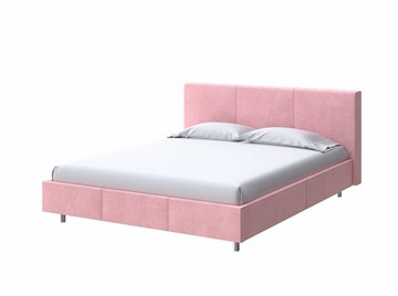 Кровать односпальная Novo 90х200 Велюр (Casa Жемчужно-розовый) в Артеме