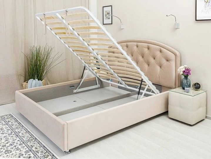 Двуспальная кровать Кристалл 3 1800х1900 с подъёмным механизмом во Владивостоке - изображение 3