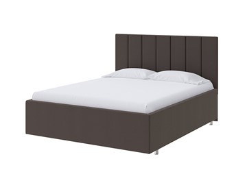 Спальная кровать Modern Large 90х200, Велюр (Forest 16 Коричневый) в Артеме