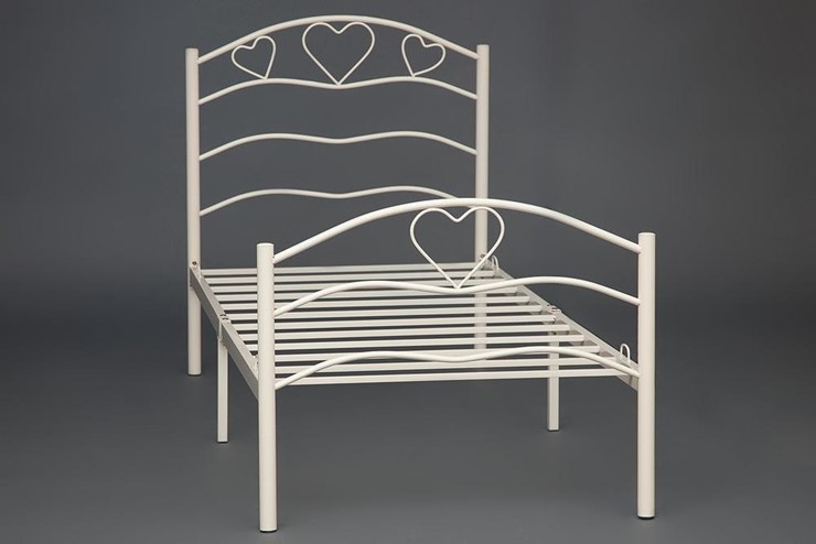 Односпальная кровать ROXIE 90*200 см (Single bed), белый (White) во Владивостоке - изображение 1