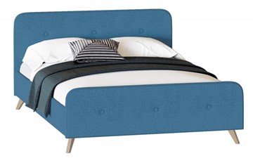 Кровать 1-спальная Сиерра 1200 (без основания) Аура голубой во Владивостоке - предосмотр