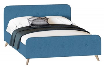 Кровать 1-спальная Сиерра 900 (без основания) Аура голубой в Артеме