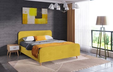Односпальная кровать Сиерра 900 (с основанием) Торонто горчица во Владивостоке - предосмотр 1