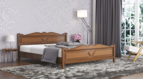 Спальная кровать Венеция 140*190 с основанием во Владивостоке - изображение