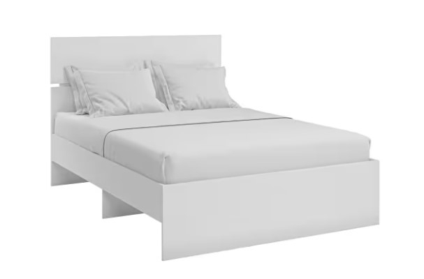 Кровать полутороспальная Агата М9, 140х200 белая во Владивостоке - изображение 2