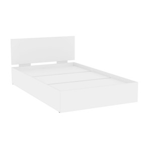 Кровать полутороспальная Алиса (L10) Белый, с основанием в Артеме