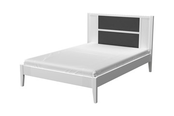 Спальная кровать Бетти из массива сосны (Белый Античный) 140х200 в Артеме