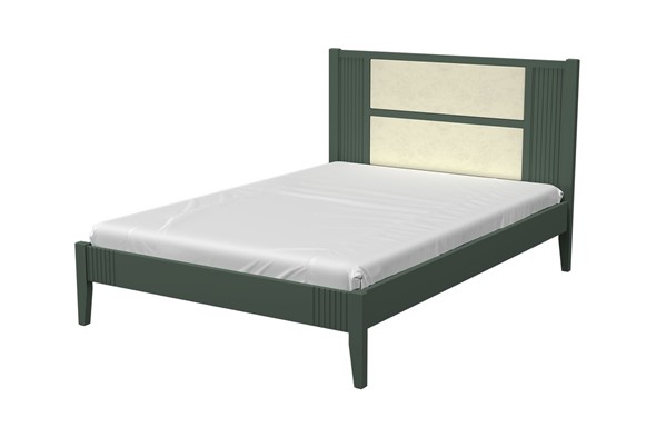 Полуторная кровать Бетти из массива сосны (Оливковый) 140х200 в Уссурийске - изображение