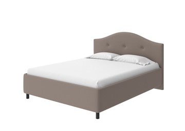 Спальная кровать Como (Veda) 7 140x190, Велюр (Forest 514 Светло-коричневый) во Владивостоке