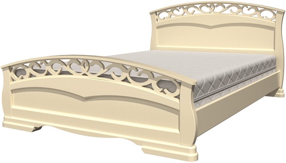Кровать 1.5-спальная Грация-1 (слоновая кость) 140х200 во Владивостоке - изображение