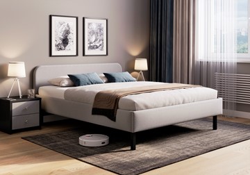 Двуспальная кровать Hanna 160х200 с основанием (Багама серый) во Владивостоке - предосмотр 2