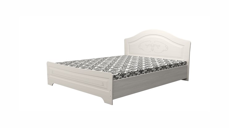 Кровать полуторная Ивушка-5 2000х1200 с высоким изножьем, цвет Итальянский орех в Уссурийске - изображение 1