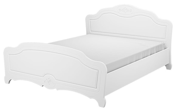 Кровать Лотос (Белый) 140х200 в Находке - изображение
