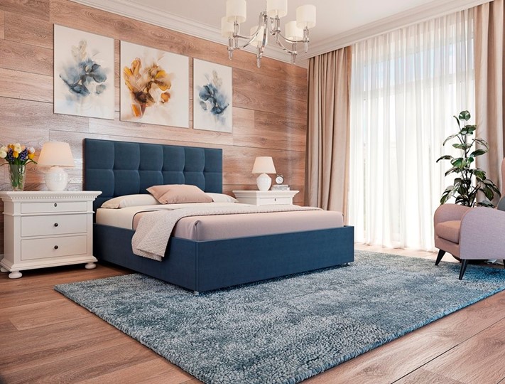 Кровать полутороспальная Люкс размер 180*200 с основанием во Владивостоке - изображение 3
