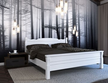 Кровать в спальню Мюнхен-4 (Белый античный) 160х200 во Владивостоке - предосмотр 2
