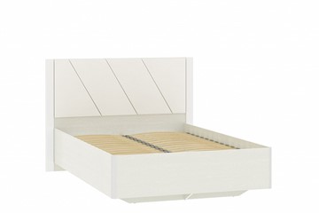 Полутороспальная кровать Summit НМ 011.75-02, Меренга, Белый текстурный в Артеме