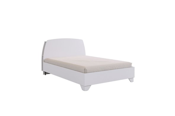 Кровать полутороспальная Виктория-1 1.4, Белое дерево в Артеме - изображение