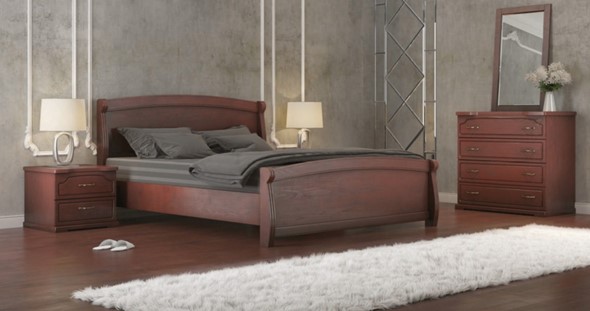 Кровать 2-спальная Магнат 160*200 с основанием в Артеме - изображение