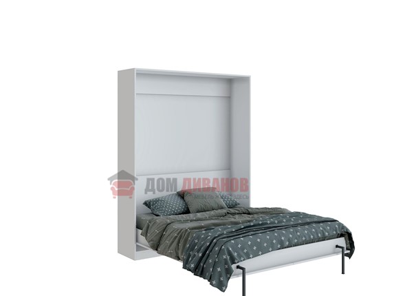 Кровать-шкаф Велена 3, 1600х2000, цвет белый в Находке - изображение