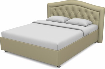Кровать Луиза 1600 с основанием (Nitro Cream) во Владивостоке