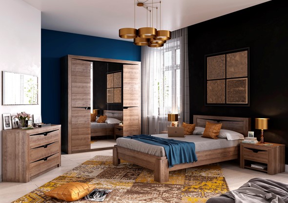 Модульная спальня Соренто, Дуб стирлинг во Владивостоке - изображение