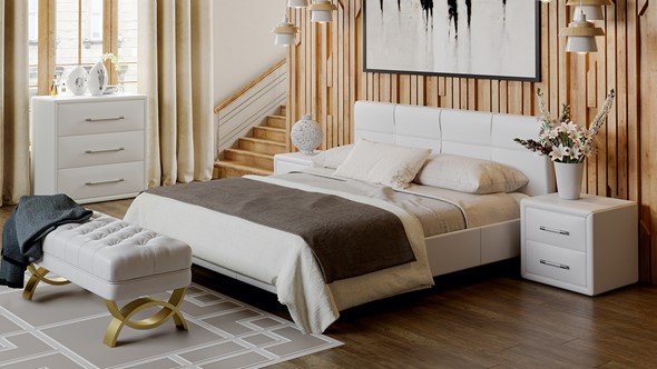 Гарнитур спальный Элис (Белый) в Артеме - изображение
