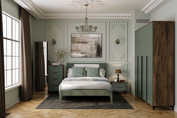 Модульная спальня Брента (Оливковый) в Уссурийске - изображение
