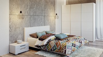 Модульная спальня Наоми №4, цвет Белый глянец во Владивостоке - предосмотр 9